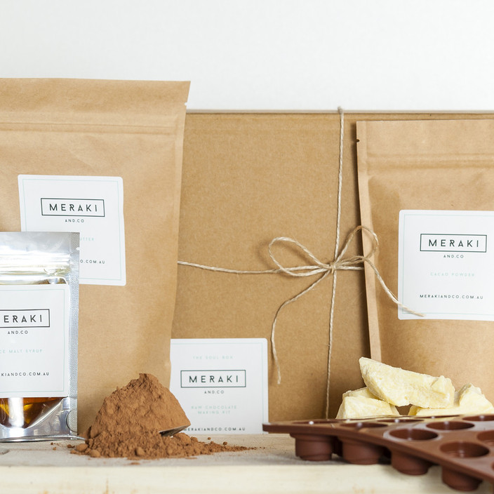 Meraki and Co Pic 1 - The Soul Box raw chocolate kit