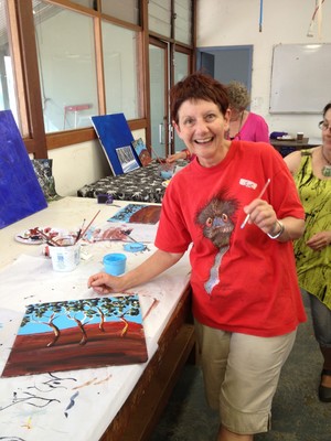 Forest Heritage Centre Pic 2 - Wendy Binks painting workshop