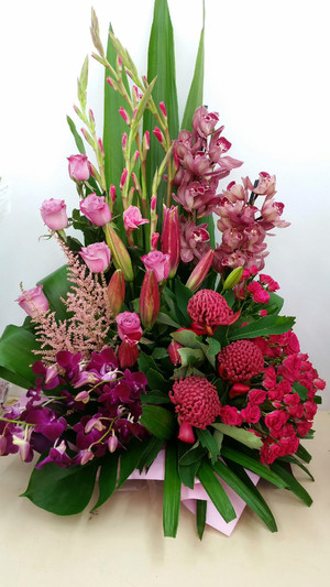 Blossoms florist Pic 3 - Large stunning mixed flower arrangement