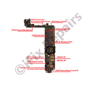 iFix Repair Pic 3 - Read our exclusive iPhone 7 Leaked Motherboard breakdown