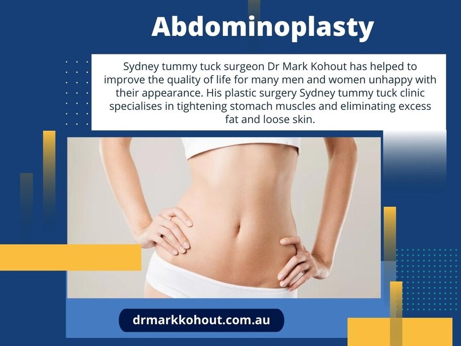 Dr Mark Kohout - Breast Lift Surgeon Sydney Pic 1 - Abdominoplasty Sydney