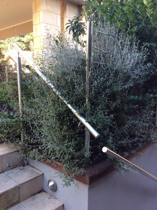 Pro Balustrading Pic 1 - Never thought I could get a railing in a garden bed but Pro Balustrading made it possible