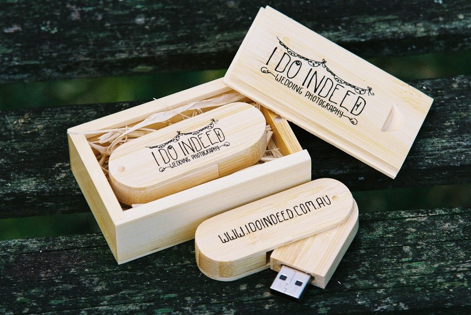 I Do Indeed Pic 1 - Every photo from your special day will be delivered to you on one of these gorgeous wooden USBs available with the Necessities package for just 990