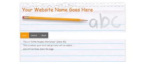 Websites Built For You Pic 4 - Little Peoples Workshop 1 of 69 Templates to choose from