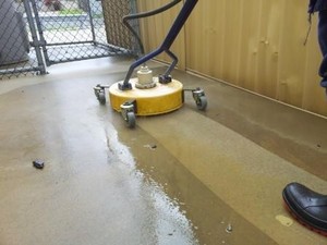 The Pressure Clean Experts Pic 3 - Pressure cleaning with rotary cleaner