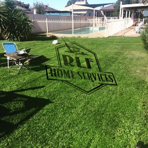 RLF Home Services Pic 3 - A happy lawn mowing client in Rutherford