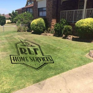 RLF Home Services Pic 5 - A happy lawn mowing and hedging client in Rutherford