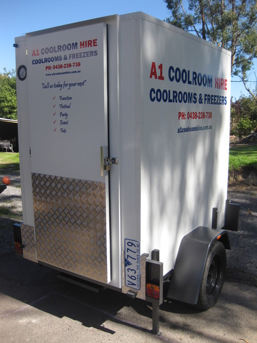 A1 Coolroom Hire Pic 2 - 6 x 4 Mobile Coolroom Great for up to 120 people