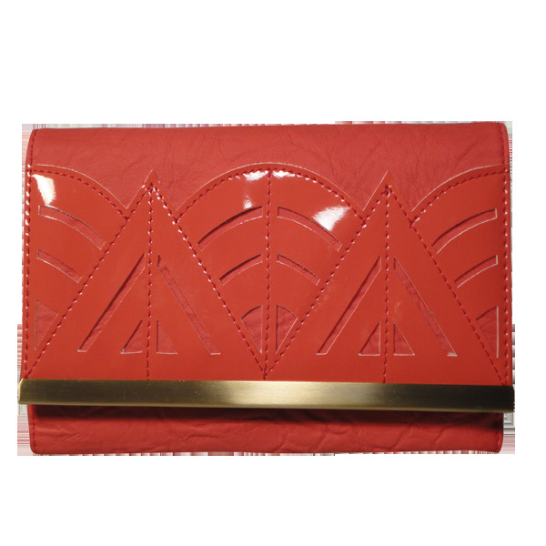 Modallini Pic 2 - Kardashian Kollection Orange Patent Wallet