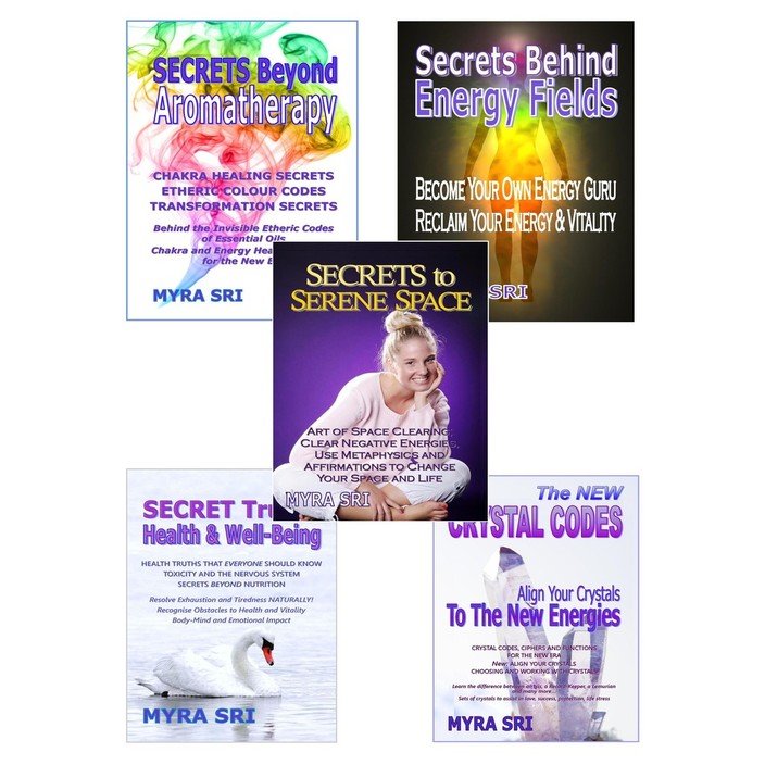 Myra Sri - Vibrational Energy Healing Kinesiology Pic 1 - Energy Healing Secrets Series eBooks and Hardcopy