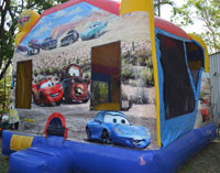 Giggling Geckos Jumping Castle Hire Pic 5 - Ex Large combos We hace Cars Pirates Toy Story and Rock stars