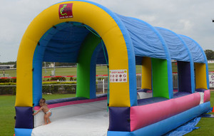 Giggling Geckos Jumping Castle Hire Pic 3 - Lots of Water Slides and various water jumping castles