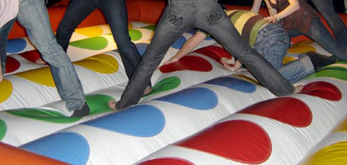 Giggling Geckos Jumping Castle Hire Pic 1 - Twister For the Adutls