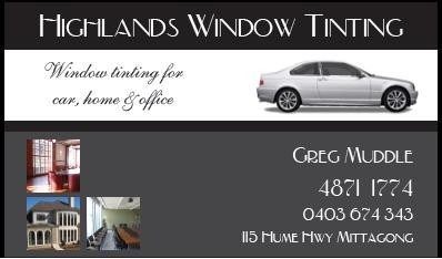 Highlands Window Tinting Pic 2