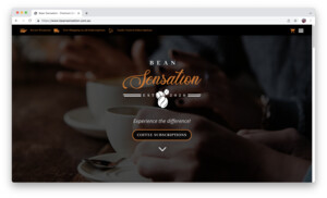 Ethos Website Design Pic 3 - Bean Sensation Ecommerce website selling coffee subscriptions