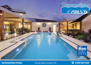 Summertime Pools Pic 2 - Award Winning Corbree Pool Summertime Pools Victoria