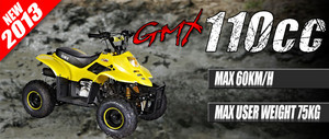 GMX Motorbikes Online Australia (ATV Quad Bikes & Dirt Bikes) Pic 5 - GMX 110cc Sports Quad ATV Bike