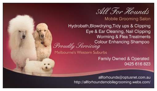 All For Hounds Mobile Grooming Salon Pic 1