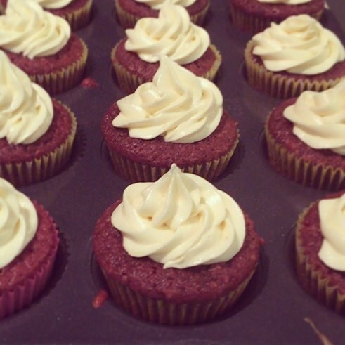 Couture Bakes Pic 1 - Red Velvet Cupcakes with Cream Cheese Frosting