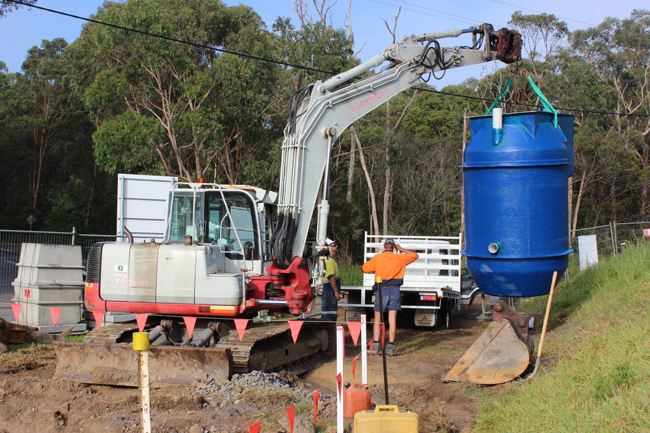 Protec FRP Pic 1 - Protec FRP Sewage Pump Stations install