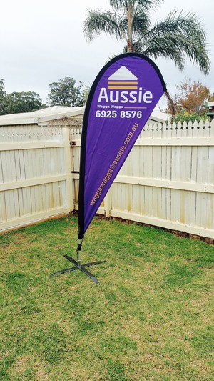 Impact Signs & Designs Pic 3 - Teardrop banners great for advertising