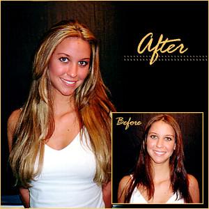 Britney's Mobile Hair Extensions Pic 1 - Before After Pictures