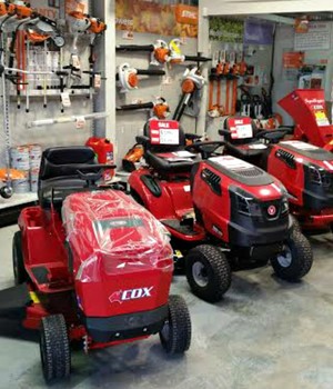 Drysdale Mowers Pic 3 - Drysdale Mowers stocks a large range of Ride On Mowers including COX Mtd and Rover