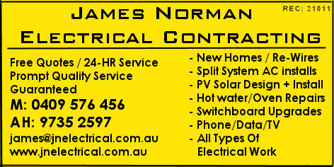 James Norman Electrical Contracting Pic 1