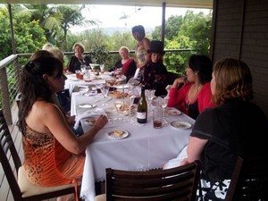 High Tea Ladies Pic 3 - Enjoying a High Tea at Home