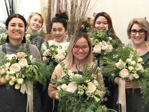 Beans & Bunches Pic 5 - Yearly Winter Flower School class of 2018