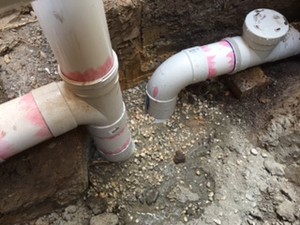 Drainpro Pic 2 - New PVC pipe after