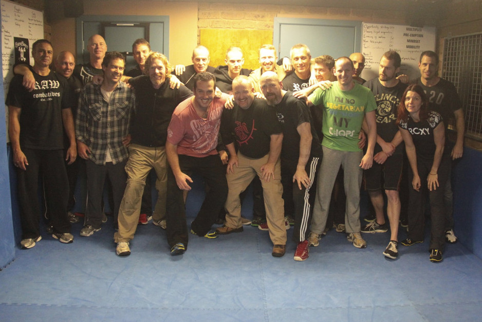 Raw combatives Pic 1 - Control and Restraint seminar with Damien Martin 2014