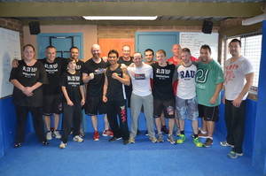 Raw combatives Pic 2 - Vince Soberanos Thai boxing seminar 2014