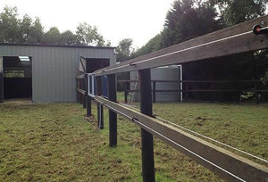 Stable Design EMP Pic 4 - Horse day yards and paddock fencing by Stable Design EMP