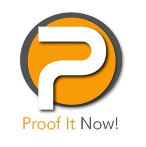 Brea Designs Pic 3 - Logo for Proof it Now An online proofreading company