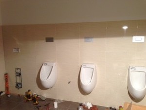 John Taranto Plumbing Pic 5 - Installation of wall hung Urinals