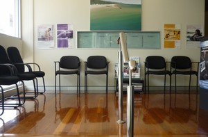 Scarborough Physiotherapy Pic 5 - The most comfortable waiting room with the best view on the Redcliffe peninsula