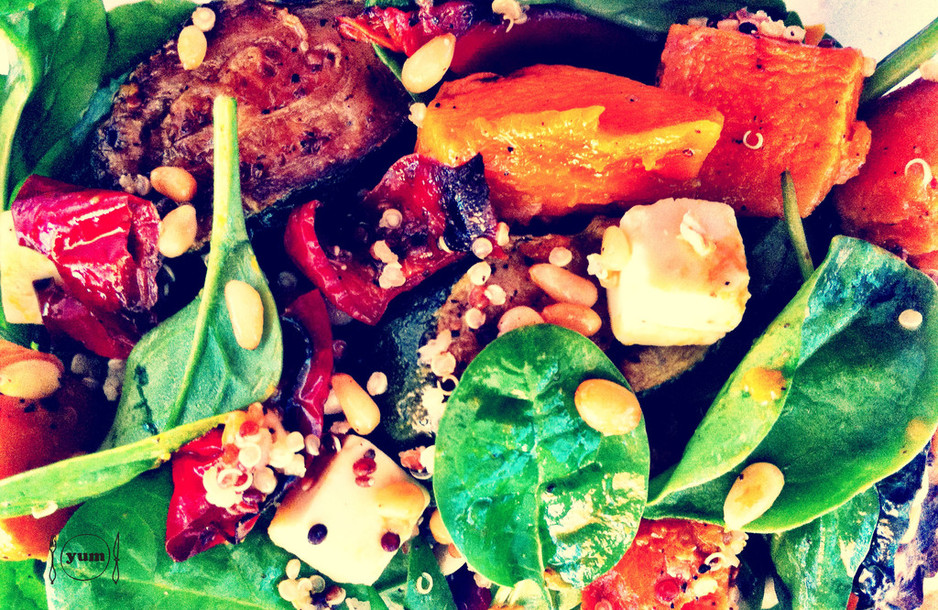 Yum To You Pic 1 - Roasted Vegetable Quinoa Salad