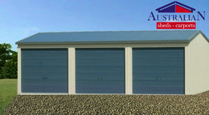 Australian Sheds and Carports Pic 3 - Triple Garage Shed