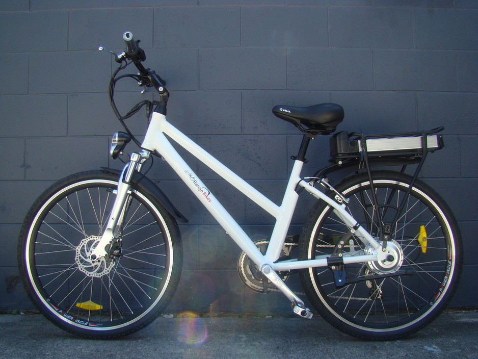 Range Bikes Pic 1 - Unisex White Electric Bike