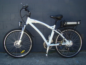 Range Bikes Pic 2 - Mens WhiteElectric Bike