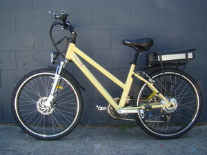 Range Bikes Pic 5 - Unisex Yellow Electric Bike