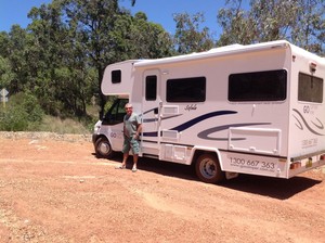 Go Camper Pic 2 - Transit 6Berth Motorhome on the road to Augusta