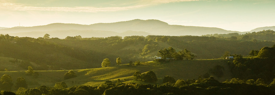 SummerHills Retreat Byron Bay Pic 1 - Magnificent Views of the NightCap Range mountains