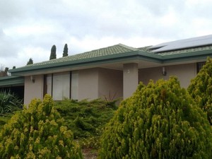 Gen 3 Gutters & Downpipes Pic 2 - Sheerline Gutter Pale Eucalypt Blair Athol