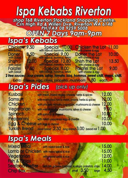 Ispa Kebabs Riverton Pic 1 - ispa kebabs riverton service you deserve