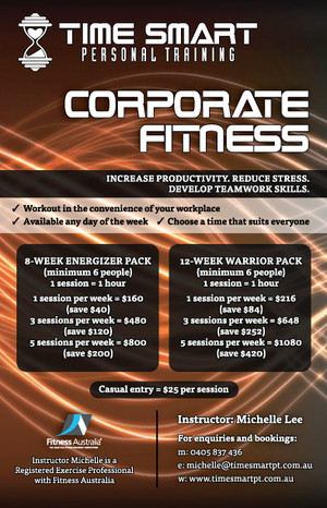 Time Smart Personal Training Pic 4 - Corporate Fitness