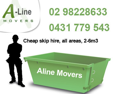 A-LINE MOVERS Pic 1 - Aline Movers Skip Bins Hire Liverpool