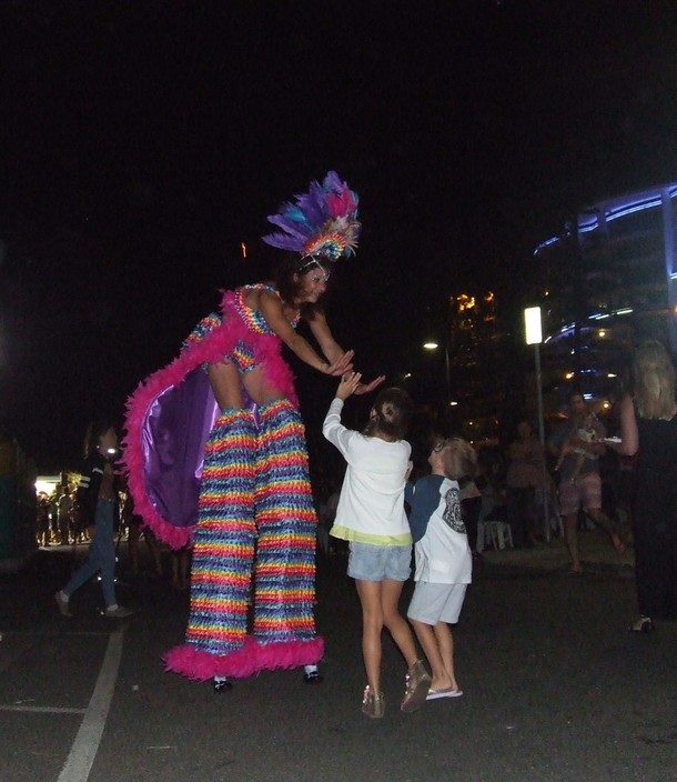 Claire In The Air Pic 1 - New Years Eve 2015 Mooloolaba