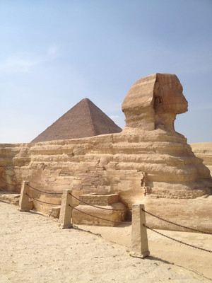 LUXOR Light Ascension Pic 3 - The Sphinx at Giza Plateau